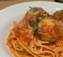 Tomato Meatball Spaghetti