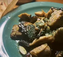 Mushroom Baked Sausage
