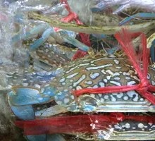 Steamed Flower Crab