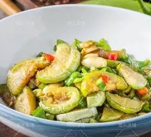 Rural Large Bowl Green Eggplant