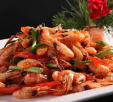Leek and River Shrimp Stir-fry