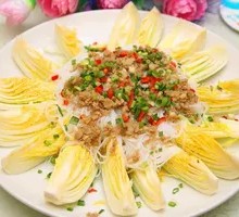 Steamed Baby Bok Choy with Vermicelli