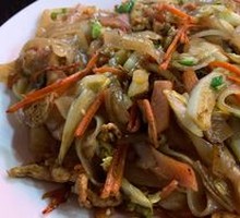 Beef and Rice Noodle Stir-Fry