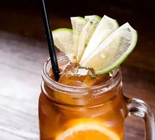 Golden Tangerine Iced Lemon Tea