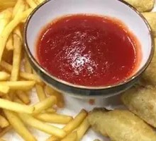 Fried Chicken Wings and French Fries Combo