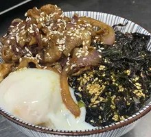 Hot Spring Egg Beef Rice
