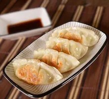 Fried Corn and Pork Dumplings
