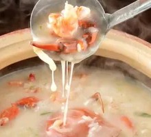 Flower Crab and Shrimp Congee