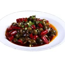 Stir-Fried Water Snails with Perilla