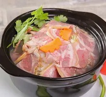 Raw Lamb Slice Stew