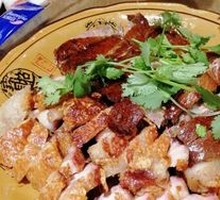 Roast Goose with Roast Pork