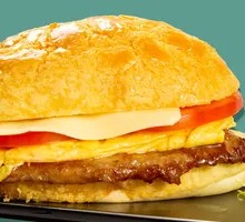 Pork Cutlet Cheese Egg Pineapple Bun