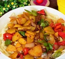 Beef and Potato Noodles