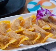 Golden Egg Dumplings