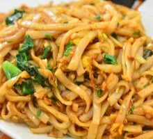 Egg and Meat Fried Rice Noodles