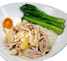 Shredded Chicken and Roast Duck Rice