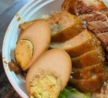 Signature Pork Trotter Rice + Meat Roll + Marinated Egg