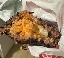 Juicy Grilled Sausage Purple Rice Ball