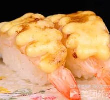 Grilled Glass Shrimp Sushi