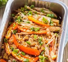 Aluminum-Wrapped Enoki Mushrooms