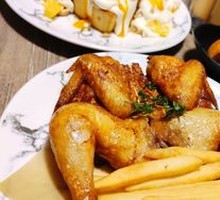 Orleans Grilled Chicken with Fries