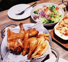 Roast Chicken with Fries