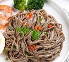 Shrimp Buckwheat Noodle Salad