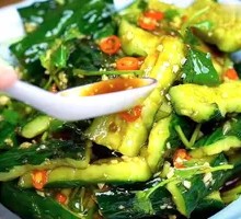 Hand-Pounded Cucumber Salad