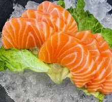 Salmon Sashimi with Salmon Belly
