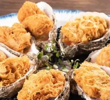 Honeycomb Fried Oysters