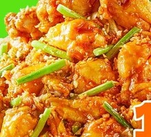 Golden Garlic Flavor Frog Legs