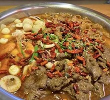 Sichuan Boiled Fish, Beef, and Intestines