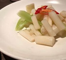 Crisp Lotus Stem with Green Vegetables