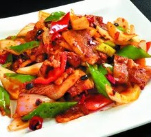 Spicy Pepper Salt-Fried Pork