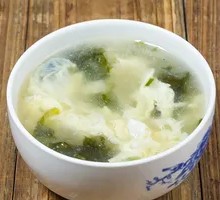Mini Seaweed Egg Drop Soup