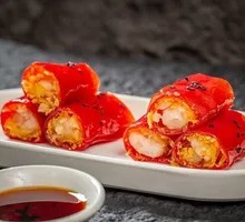 Shrimp Red Rice Noodle Roll