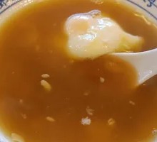 Red Sugar Fermented Rice Egg Soup