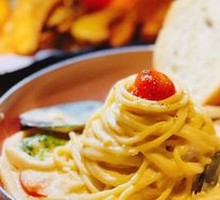 Seafood Cream Pasta