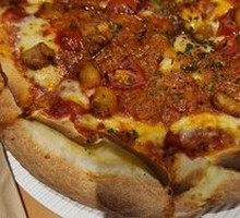 Italian Meat Sauce Pizza