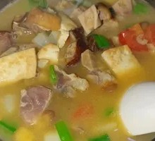 Stewed Pork Rib and Preserved Chicken