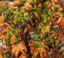 Charcoal-Grilled Octopus