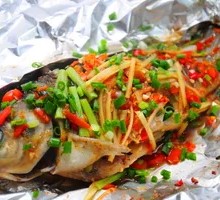 Aluminum Foil Grilled Fish