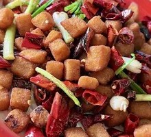 Dry-Fried Rice Tofu