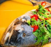 Steamed Fish Head with Chopped Chili