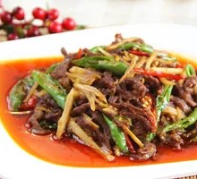 Sliced Beef with Young Ginger