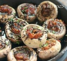 Truffle Ham Baked Mushroom