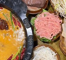 Duck Blood and Pig's Blood Hot Pot