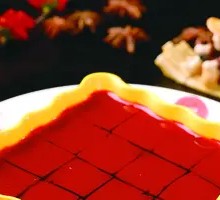 Spicy Blood Slices in Bowl