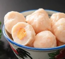Salted Egg Yolk Shrimp Dumpling Balls