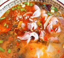Pickled Chili Chicken Offal Sour Cabbage Rice Noodles